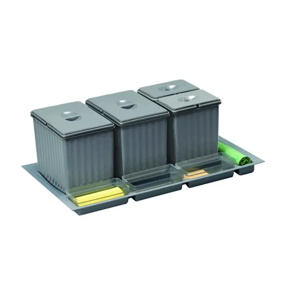 Lanesto Afvalemmer 41 liter (2 x 14 + 2 x 6,5 liter)