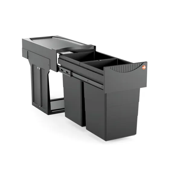 Hailo Afvalemmer Tandem 30 liter (2 x 15 liter)