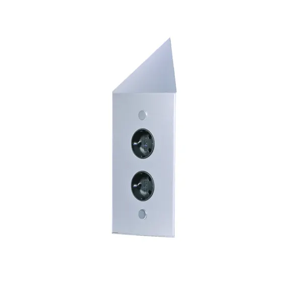 Universeel Energiehoekzuil S 2ST, Rvs