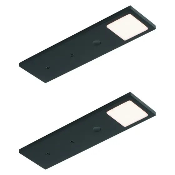 Lanesto Largo met schakelaar, Set 2, zwart