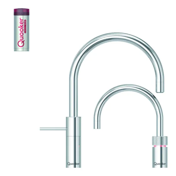 Quooker TWINTAPS Nordic Round + Pro 3