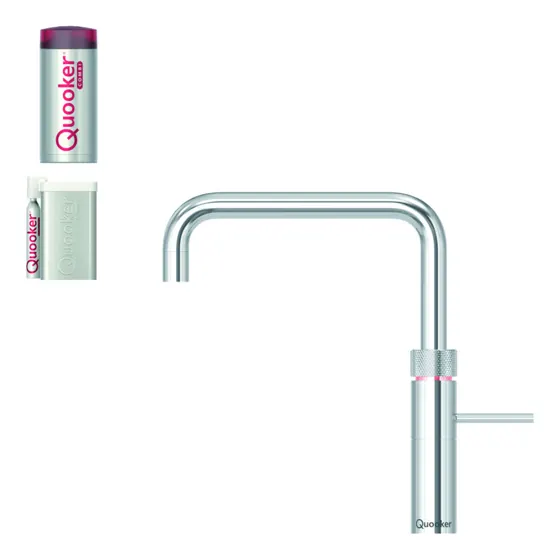 Quooker Fusion Square + Combi2.2 + Cube, Chroom