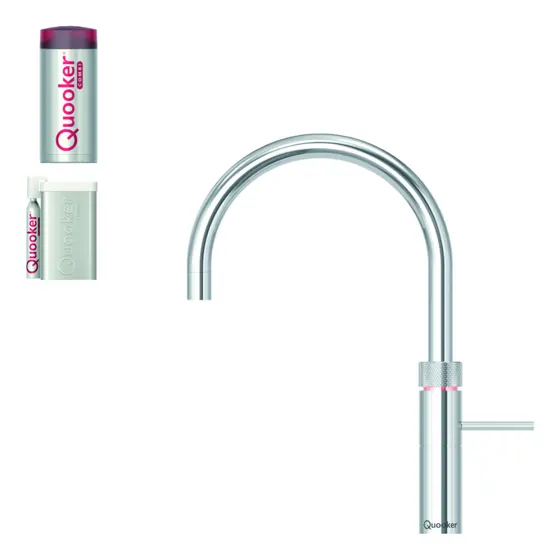 Quooker Fusion Round + Combi+ + Cube, Chroom