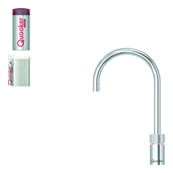 Quooker Nordic Round + Combi & Cube, Chroom