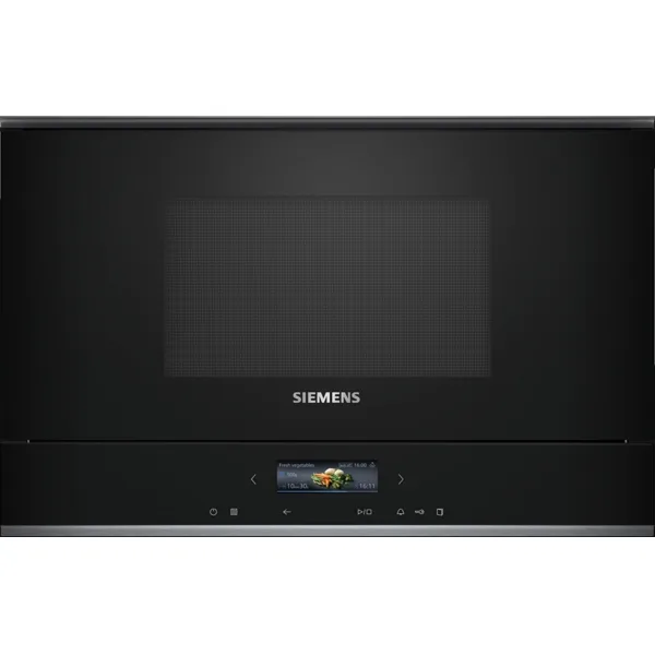 Siemens iQ700 inbouwmagnetron 38 cm, 21 liter, deur rechts