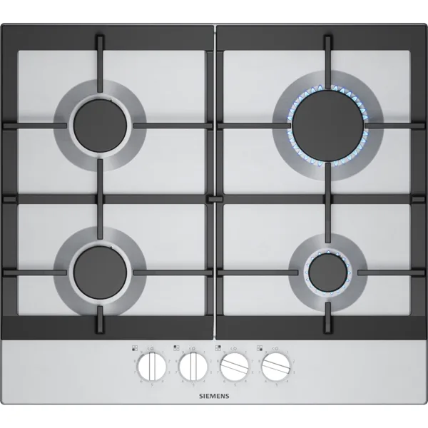 Siemens iQ500 gaskookplaat 60 cm rvs