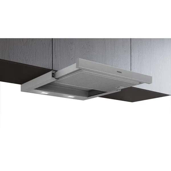 Siemens iQ100 vlakschermkap 60 cm met greeplijst