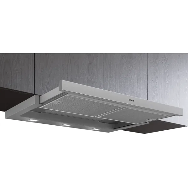 Siemens iQ300 vlakschermkap 90 cm, zilvermetaal