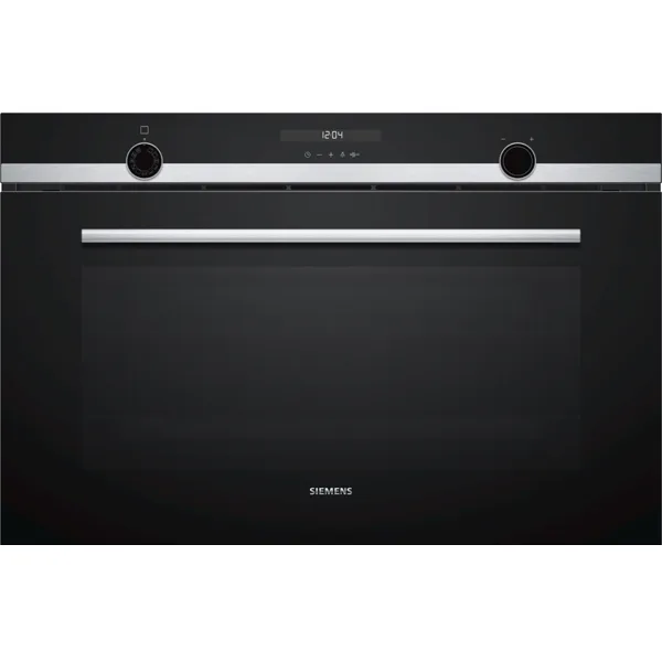 Siemens iQ500 inbouwoven 90 cm met pyrolyse, inox