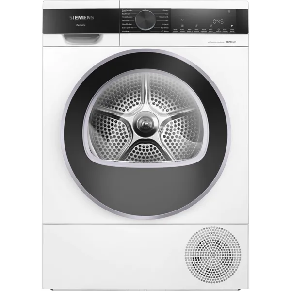 Siemens iQ500 warmtepompdroger 8 kg, zelfreinigende condensor